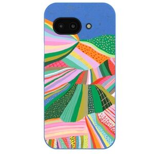 NWT Pela Google Pixel 9a Phone Case ("Electric Blue Bloomstatic", Eco-Friendly)